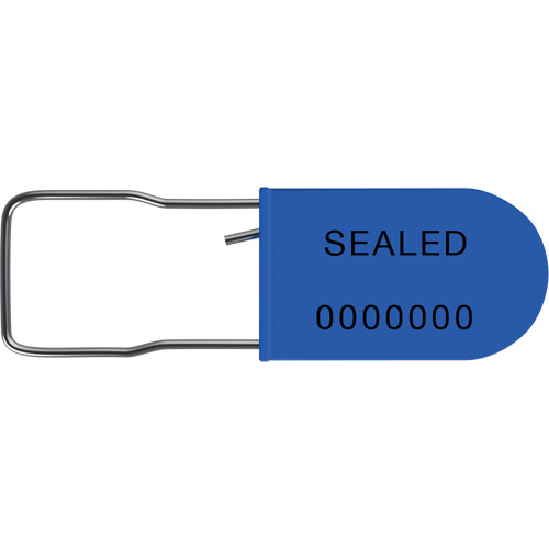 UniPad S Security Seals, 1-1/2", Metal/Plastic, Padlock Duraquip Inc