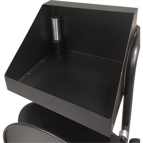 Strapping Dispenser, Polyester/Steel/Polypropylene Straps, 16"/8" Core Dia., 3"/8"/6" Roll Width Duraquip Inc