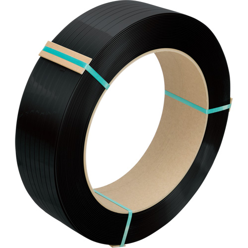 Strapping, Polyester, 1/2" W x 5800' L, Black, Manual Grade Duraquip Inc