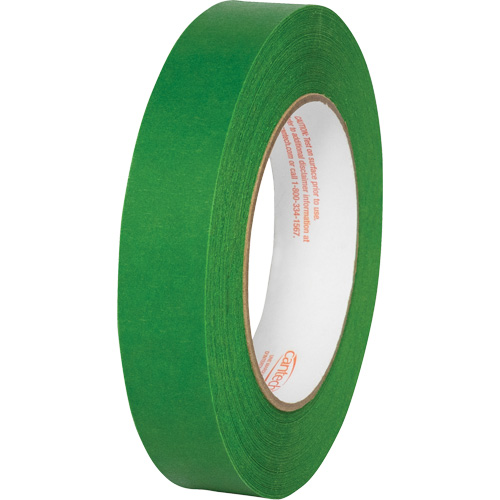 Premium Safe Tack Masking Tape, 24 mm (61/64") x 55 m (180.4'), Green Duraquip Inc