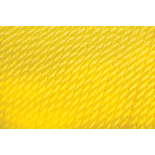 Corde jaune tress&eacute;e 1/4", Polypropyl&egrave;ne, 1300' Duraquip Inc