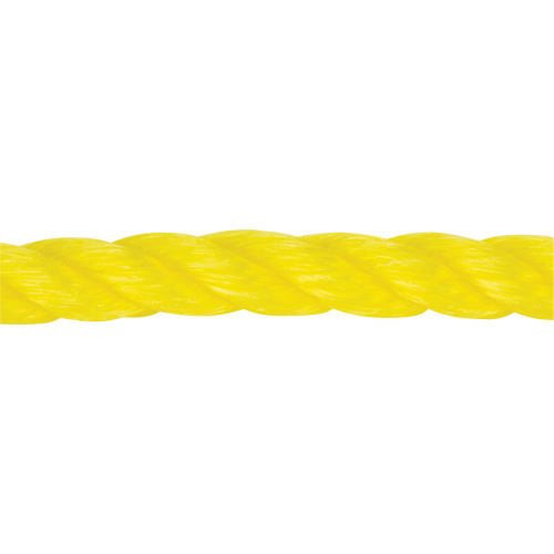 1/2" Braided Yellow Rope, Polypropylene, 335' Duraquip Inc