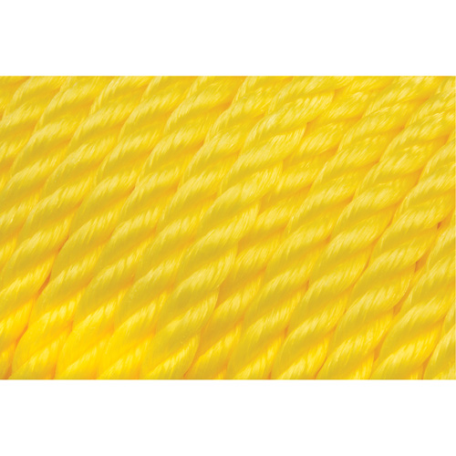 1/2" Braided Yellow Rope, Polypropylene, 335' Duraquip Inc