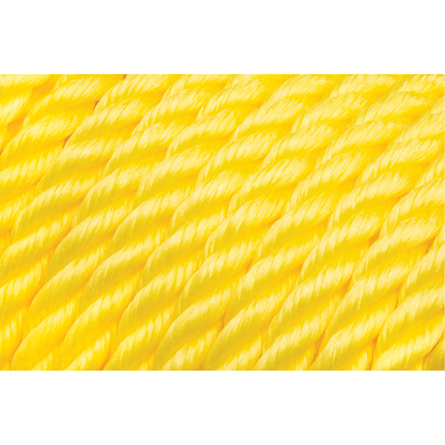 5/8" Braided Yellow Rope, Polypropylene, 200' Duraquip Inc