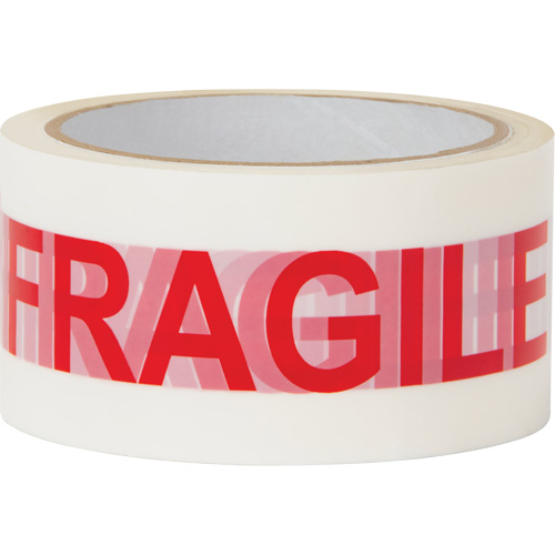 Ruban d'emballage Fragile, Adh&eacute;sif Thermofusible, 2 mils, 48 mm (2") x 100 m (328') Duraquip Inc