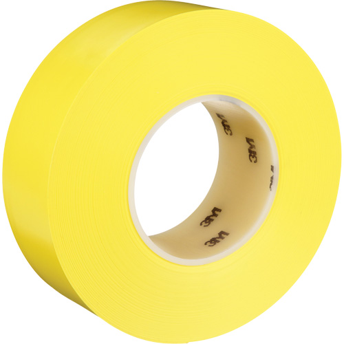 Durable Floor Marking Tape 971, 2" x 108', Vinyl, Yellow Duraquip Inc