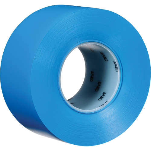 Ruban de marquage de planchers durable 971, 3" x 108', Vinyle, Bleu Duraquip Inc