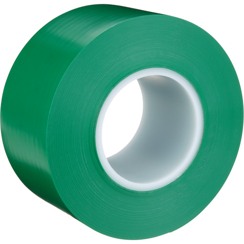 Durable Floor Marking Tape 971, 3" x 108', Vinyl, Green Duraquip Inc