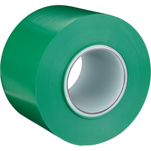 Ruban de marquage de planchers durable 971, 4" x 108', Vinyle, Vert Duraquip Inc