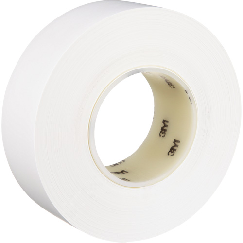 Durable Floor Marking Tape 971, 3" x 108', Vinyl, White Duraquip Inc