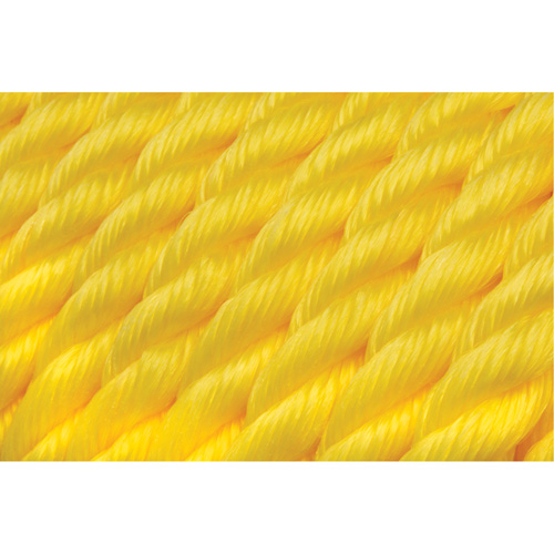 Corde jaune tress&eacute;e, Polypropyl&egrave;ne, 300' Duraquip Inc