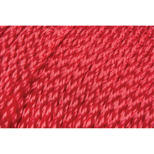 Braided Red Rope, Polypropylene, 500' Duraquip Inc