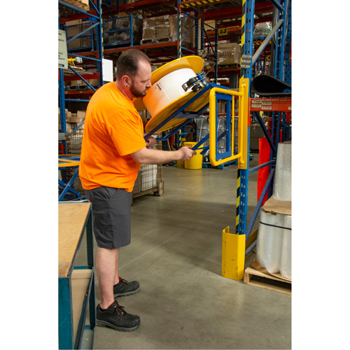 Strapping Dispenser, Polyester/Steel/Polypropylene Straps, 16"/8" Core Dia., 3"/8"/6" Roll Width Duraquip Inc