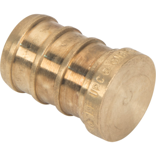 Lead-Free Pipe Plug, Pipe, 1/2" Dia., Brass Duraquip Inc