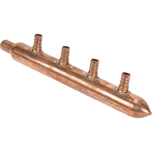 Four Branch Manifold, 3/4" Dia., Copper Duraquip Inc