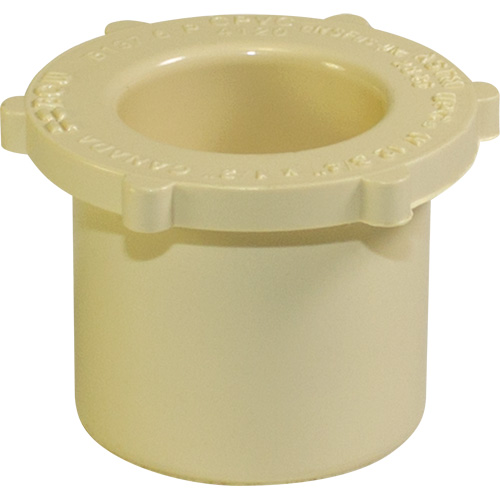 Flowguard Gold&reg; Pipe Bushing, 3/4" x 1/2", Spigot x Hub, CPVC Duraquip Inc