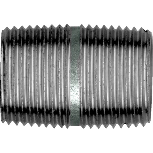 Raccord Court, Galvanis&eacute;, 1", NPT x NPT Duraquip Inc