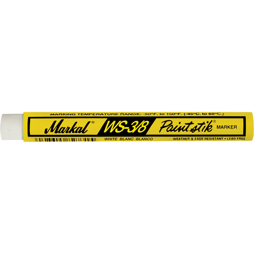 B&acirc;ton de peinture WS-3/8 Paintstik, B&acirc;ton plein, Blanc Duraquip Inc
