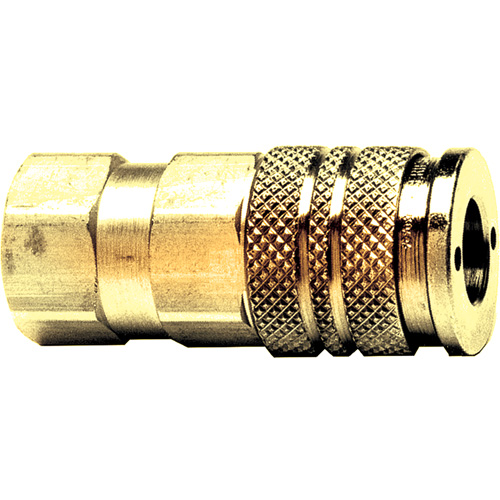 Automatic One-Handed Quick Disconnect, Brass, 1/4" x 3/8" Duraquip Inc