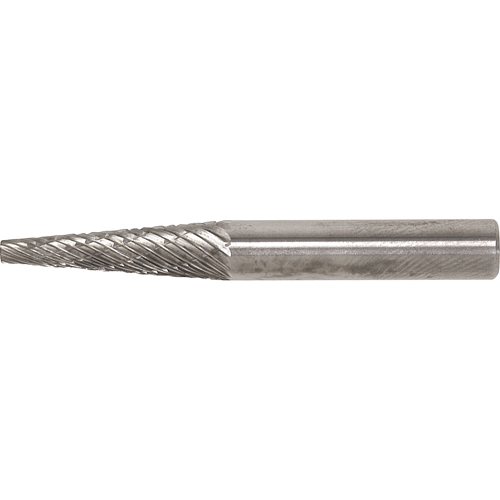 Solid Carbide Burr, SM-1, 1/4" Dia., 1/4" Shank, 1/2" Depth of Cut Duraquip Inc