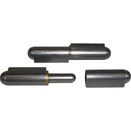 Weld-On Hinge with Washer, 1/4" Dia. x 2-3/8" L, Aluminum w/Fixed Stainless Steel Pin Duraquip Inc