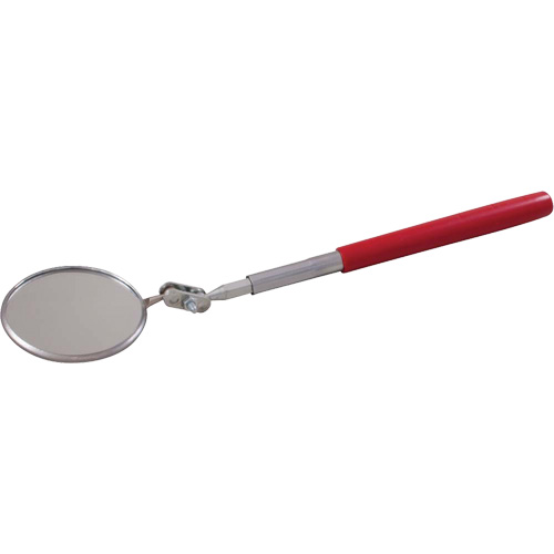 Miroir d'inspection, Circulaire, 2-1/4" lo x 2-1/4" la, T&eacute;lescopique Duraquip Inc