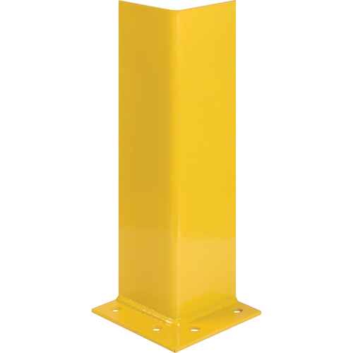 Protecteurs pour montants, Acier, 7" la x 7" p x 12" h, Jaune s&eacute;curit&eacute; OSHA Duraquip Inc