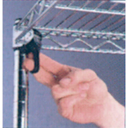 ETAGERE,4 TABL18X36X63,CHROME,800LB/TABL., Tiers 4, 36" la x 63" h x 18" p Duraquip Inc