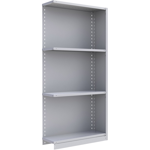 Interlok Shelving Unit, Steel, Boltless, 800 lbs. Capacity, 36" W x 76" H x 18" D Duraquip Inc