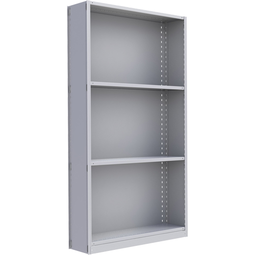Interlok Shelving Unit, Steel, Boltless, 450 lbs. Capacity, 48" W x 88" H x 24" D Duraquip Inc