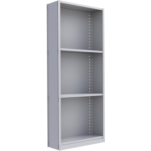 Interlok Shelving Unit, Steel, Boltless, 800 lbs. Capacity, 36" W x 88" H x 24" D Duraquip Inc