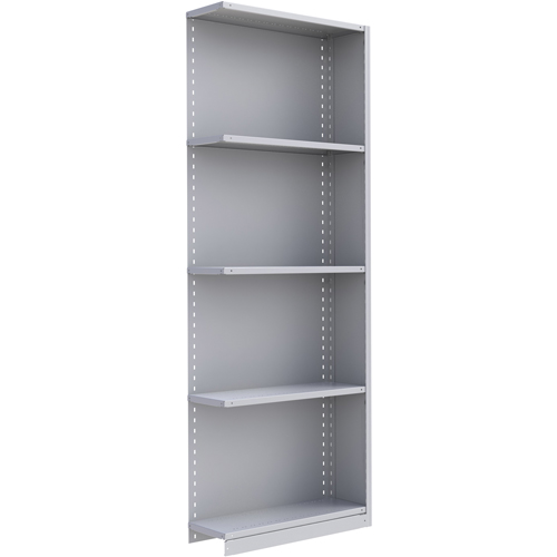 Interlok Shelving Unit, Steel, Boltless, 800 lbs. Capacity, 36" W x 100" H x 24" D Duraquip Inc