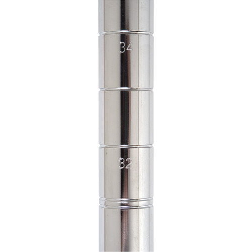 Heavy-Duty Chromate Wire Shelving Post, 63" H Duraquip Inc