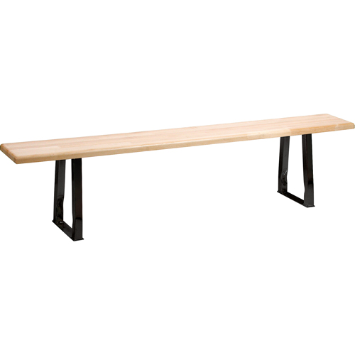 Banc pour vestiaire, Bois, 48" lo x 9-1/2" la x 16-1/2" h Duraquip Inc