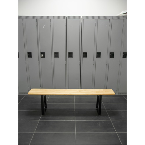 Banc pour vestiaire, Bois, 48" lo x 9-1/2" la x 16-1/2" h Duraquip Inc
