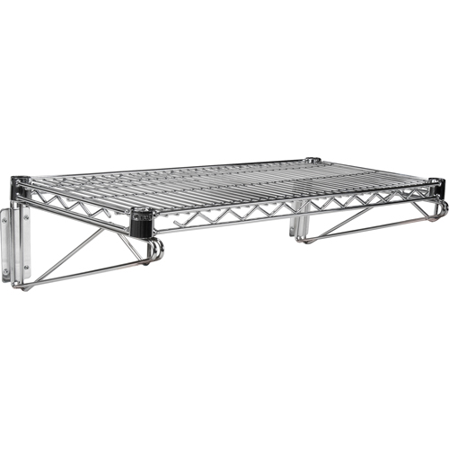 Ensemble d'&eacute;tag&egrave;re murale en treillis, Simple Support, 200 lb Capacit&eacute;, 14" p Duraquip Inc