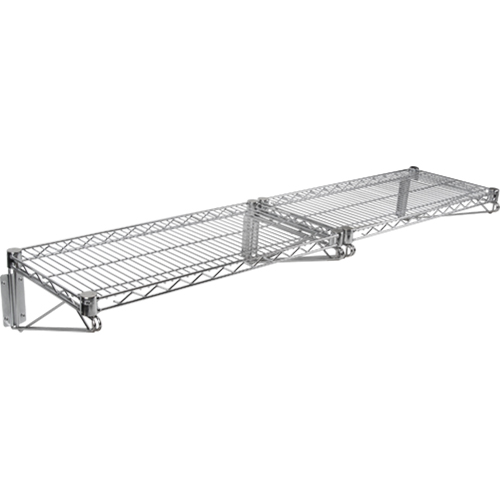 Ensemble d'&eacute;tag&egrave;re murale en treillis, Double Support, 200 lb Capacit&eacute;, 14" p Duraquip Inc