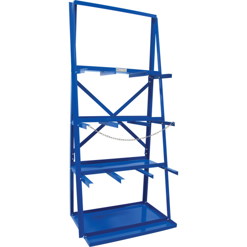 Bar Storage Rack, Vertical, 3 Levels, 36" W x 24" D x 84" H, 3000 lbs. Cap. Duraquip Inc