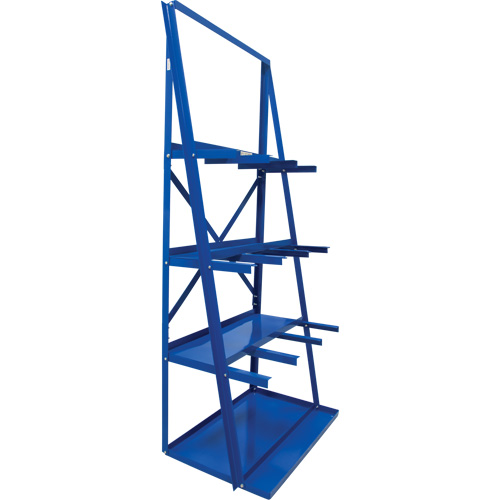 Bar Storage Rack, Vertical, 3 Levels, 36" W x 24" D x 84" H, 3000 lbs. Cap. Duraquip Inc