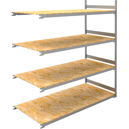 Wide Span Record Storage Shelving, Steel, 4 Shelves, 72" W x 32" D x 84" H, Add-On Kit Duraquip Inc
