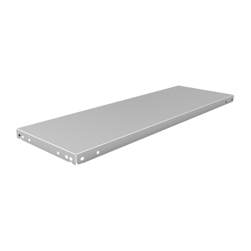 Slotted Angle Shelf, Galvanized Steel, 48" W x 12" D Duraquip Inc