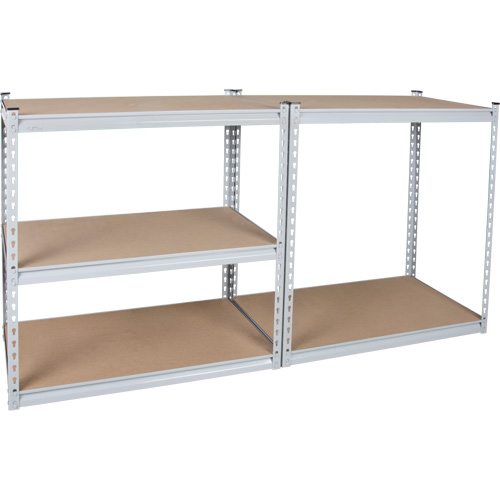 Heavy-Duty Shelving, Steel, Boltless, 1200 lbs. Capacity, 36" W x 72" H x 18" D Duraquip Inc