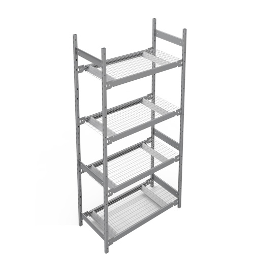 Wide Span Storage Shelving, Steel, Boltless, 1340 lbs. Capacity, 42" W x 84" H x 18" D Duraquip Inc