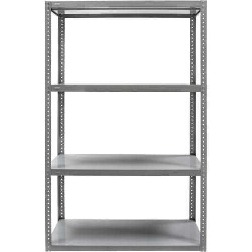 Heavy-Duty Shelving, Steel, Bolted, 3000 lbs. Capacity, 36" W x 72" H x 24" D Duraquip Inc