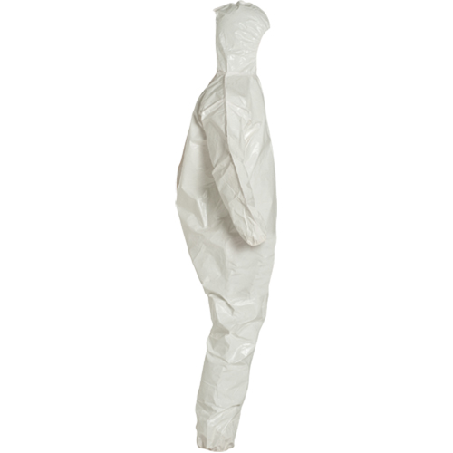 Tychem&reg; 4000 Coveralls, Large, White Duraquip Inc
