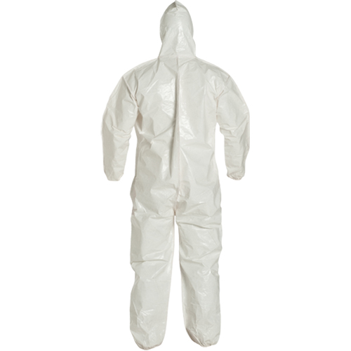 Tychem&reg; 4000 Coveralls, Large, White Duraquip Inc