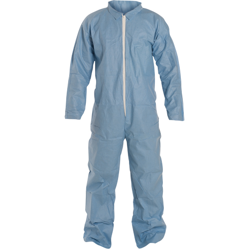Combinaisons Proshield 6 SFR, Moyen, Bleu, Tissu ignifug&eacute; Duraquip Inc