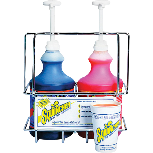 Support mural Sqwincher Servastations Duraquip Inc