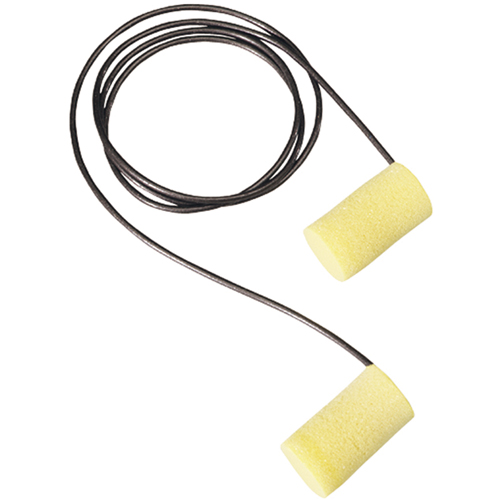 Bouchons d'oreilles m&eacute;talis&eacute; E-A-R Classic Plus de 3M, Avec cordon, Grand, Vrac - Sac en poly, NRR dB 33 Duraquip Inc