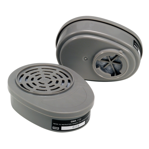 Cartouches pour respirateurs Advantage, Cartouche gaz/vapeur, Vapeur organique Duraquip Inc